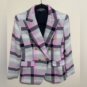 Plaid Blazer Size 2 Classic